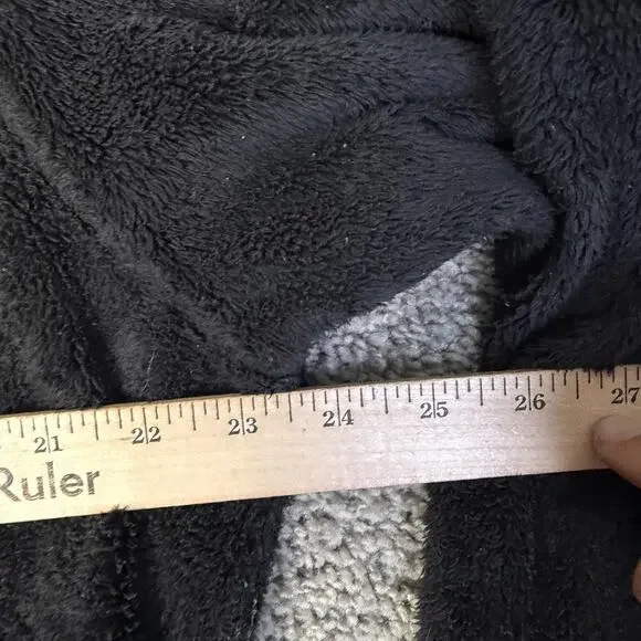 The North Face Jacket Womens XL Black Hooded Fleece Full Zip Pockets Outdoor - Picture 14 of 15